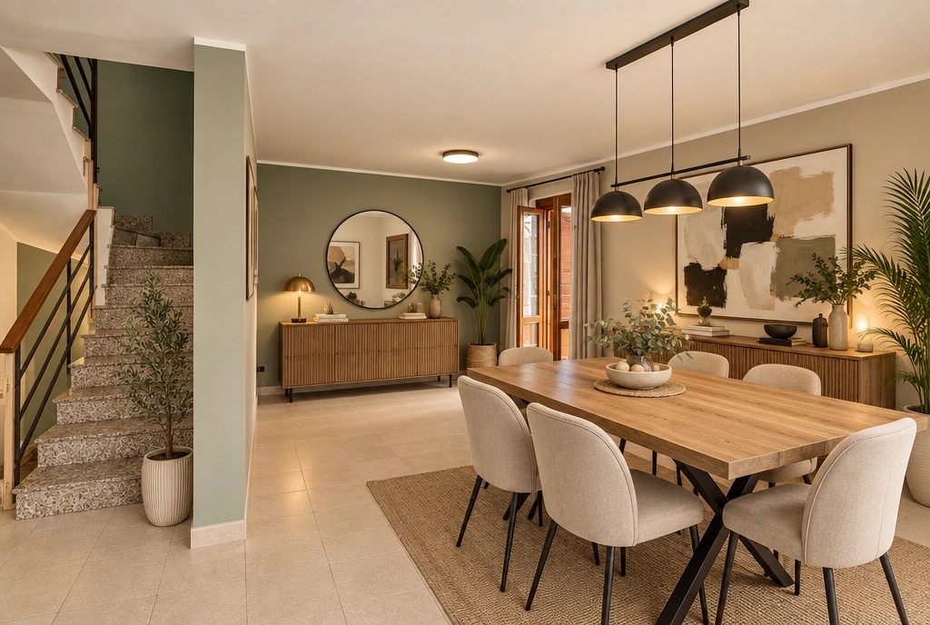 Interior design in Contemporary style — dining_room by GenRoom AI