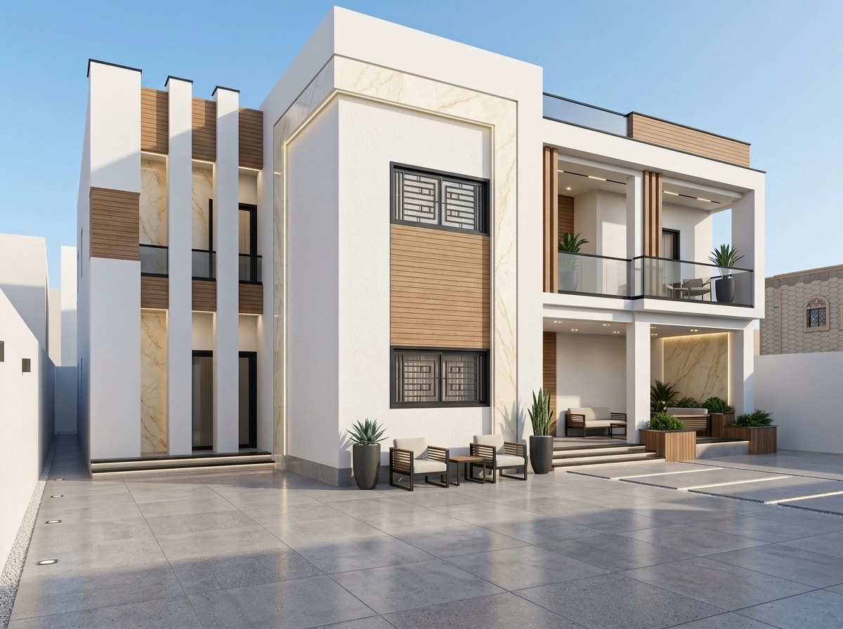 Contemporary Facade Facade design — facade photo by GenRoom AI