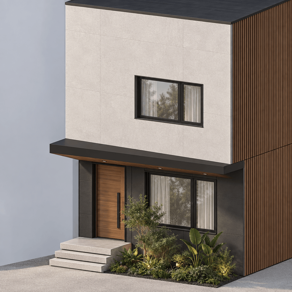 Contemporary Facade Facade design — facade photo by GenRoom AI