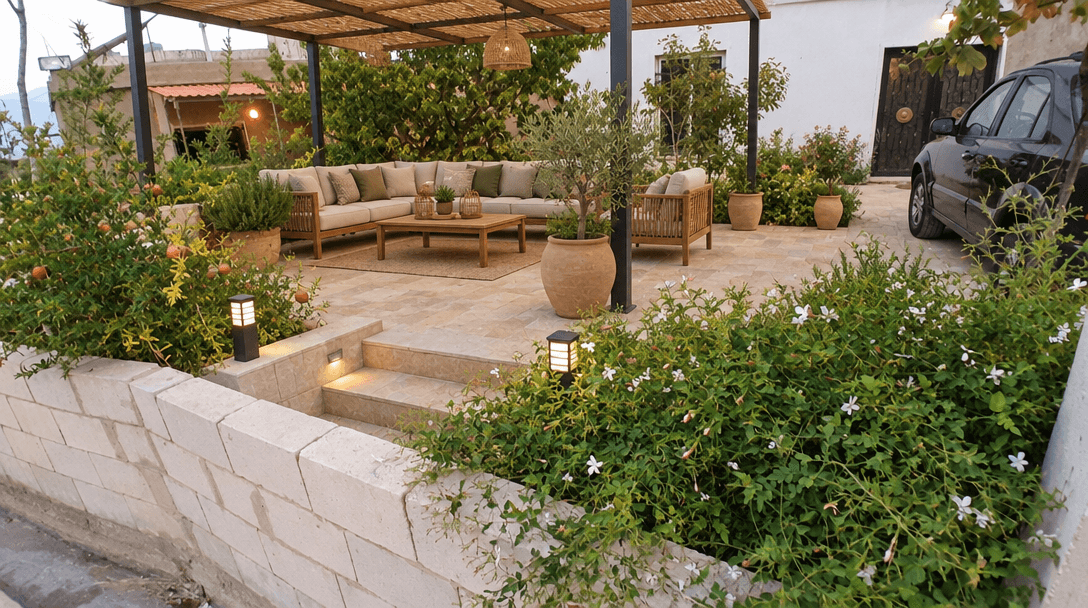Classic Garden Jardim design — yard photo by GenRoom AI
