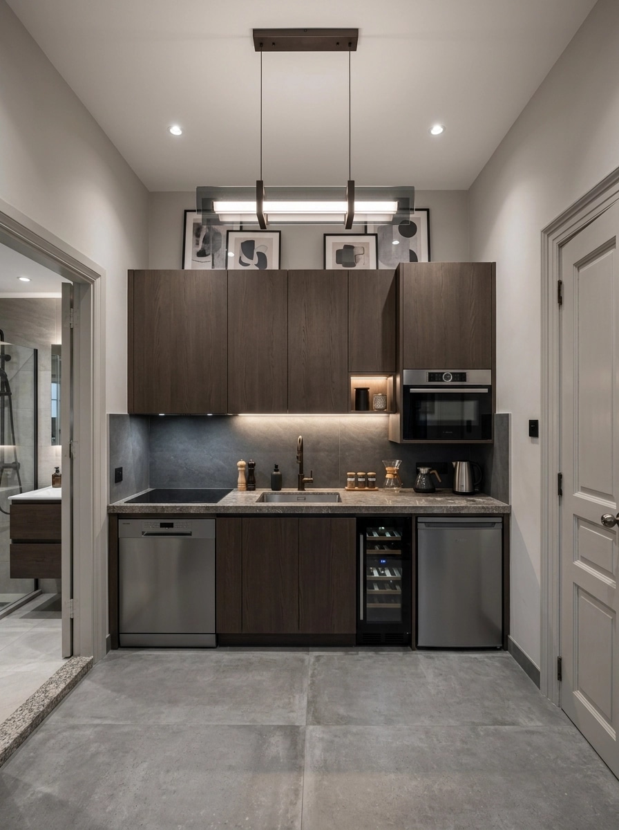 Interior design in Contemporary style — Kitchen by GenRoom AI