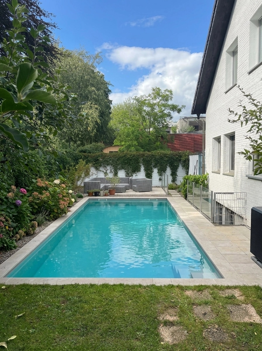 Yard design in no_style style — photo by GenRoom AI