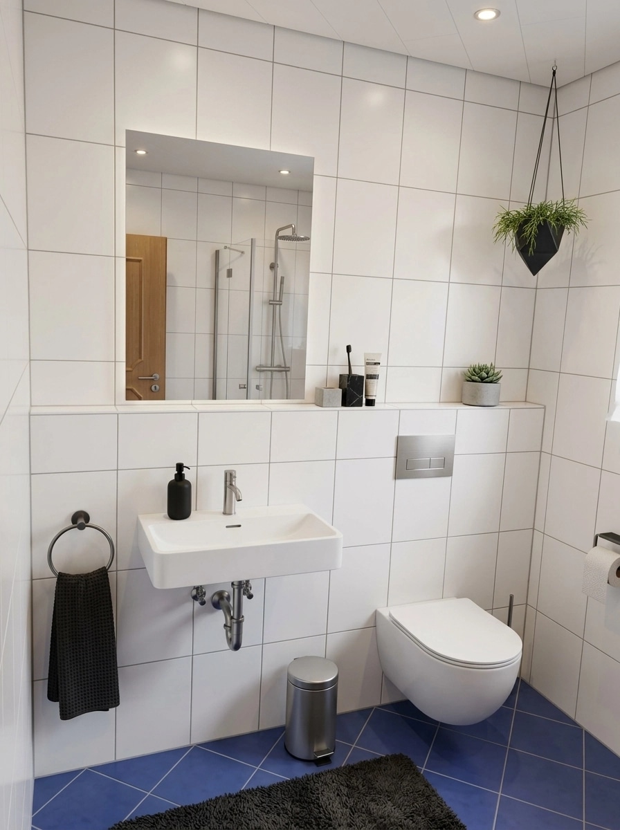 Minimalism Bathroom design — interior photo by GenRoom AI