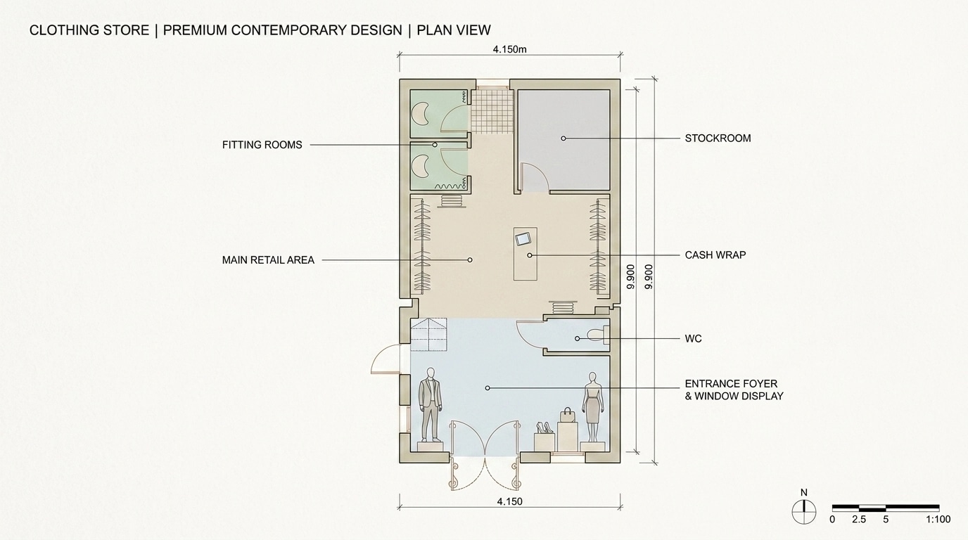 Interior design in Contemporary style — shop by GenRoom AI
