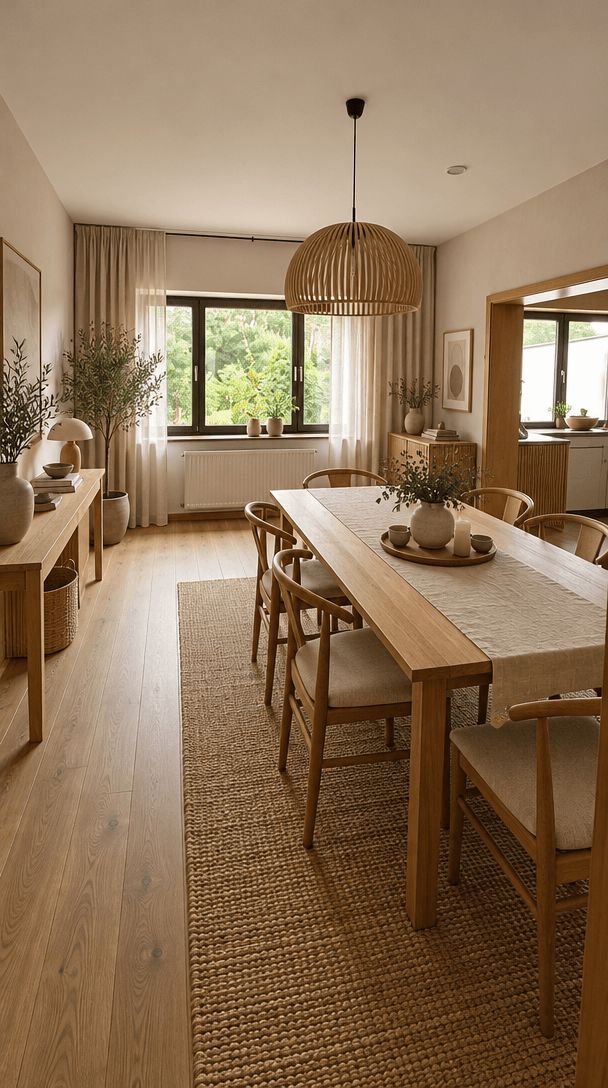 Interior design in Japandi style — dining_room by GenRoom AI