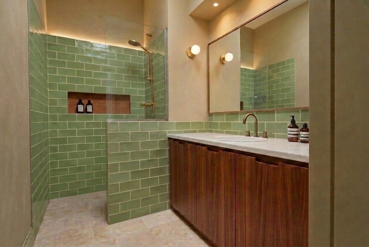 Bathroom interior in no_style style — photo by GenRoom AI