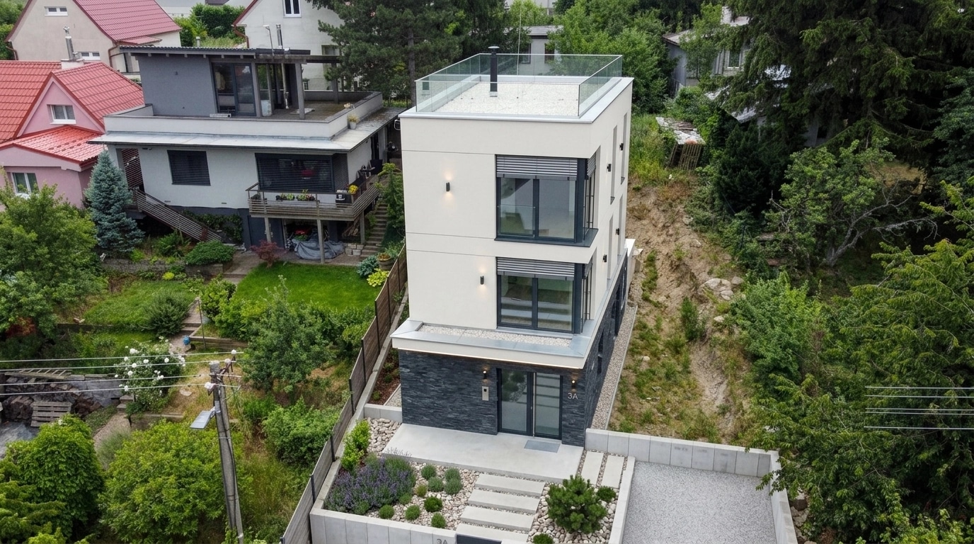 Minimalist Facade Facade design — facade photo by GenRoom AI