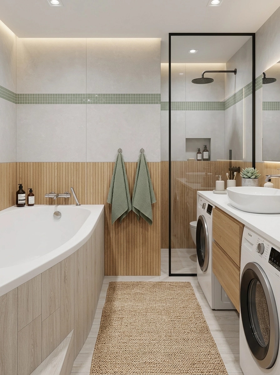 Interior design in Scandinavian style — Bathroom by GenRoom AI