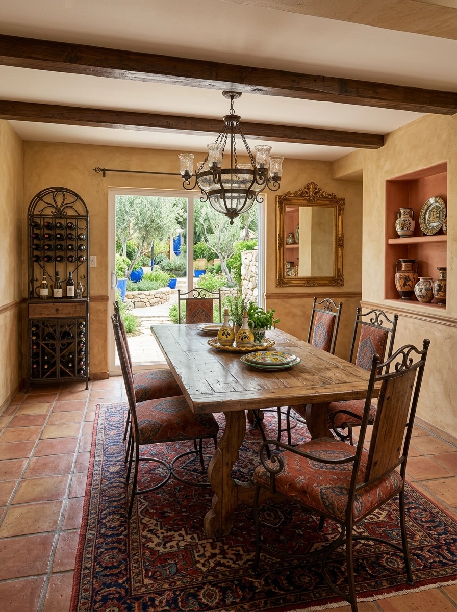 Interior design in Mediterranean style — dining_room by GenRoom AI