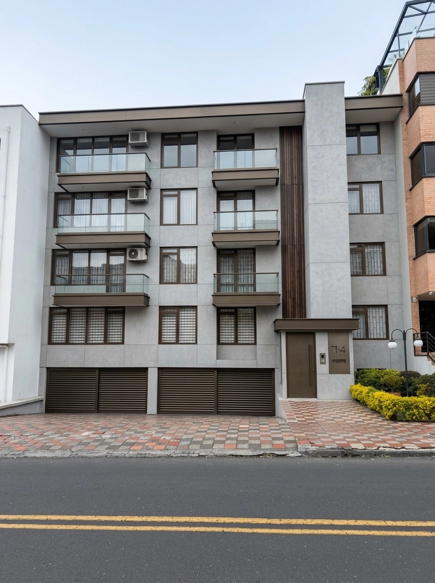 Minimalist Facade Facade design — facade photo by GenRoom AI