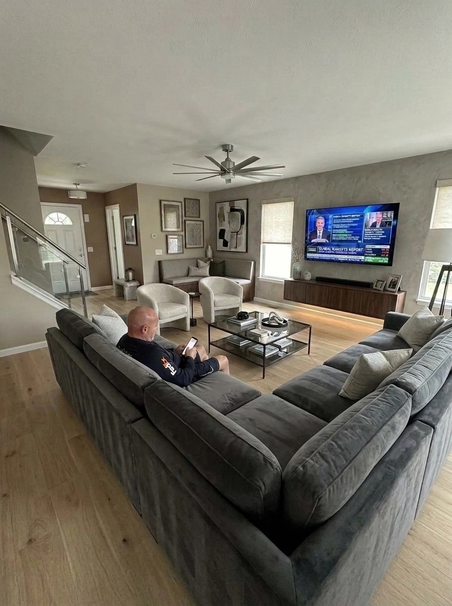 Interior design in Contemporary style — Living Room by GenRoom AI