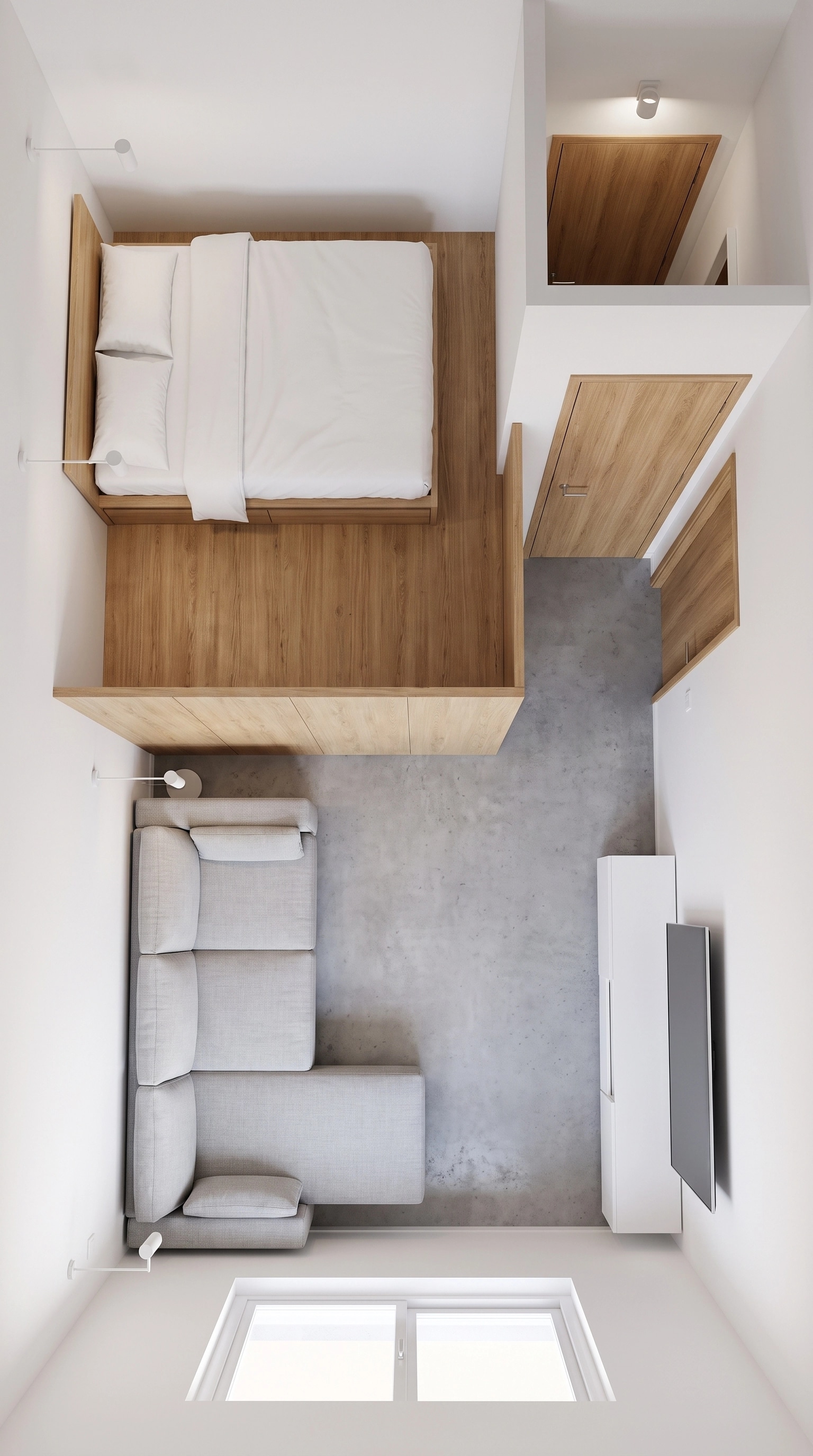 Minimalism Living Room design — interior photo by GenRoom AI