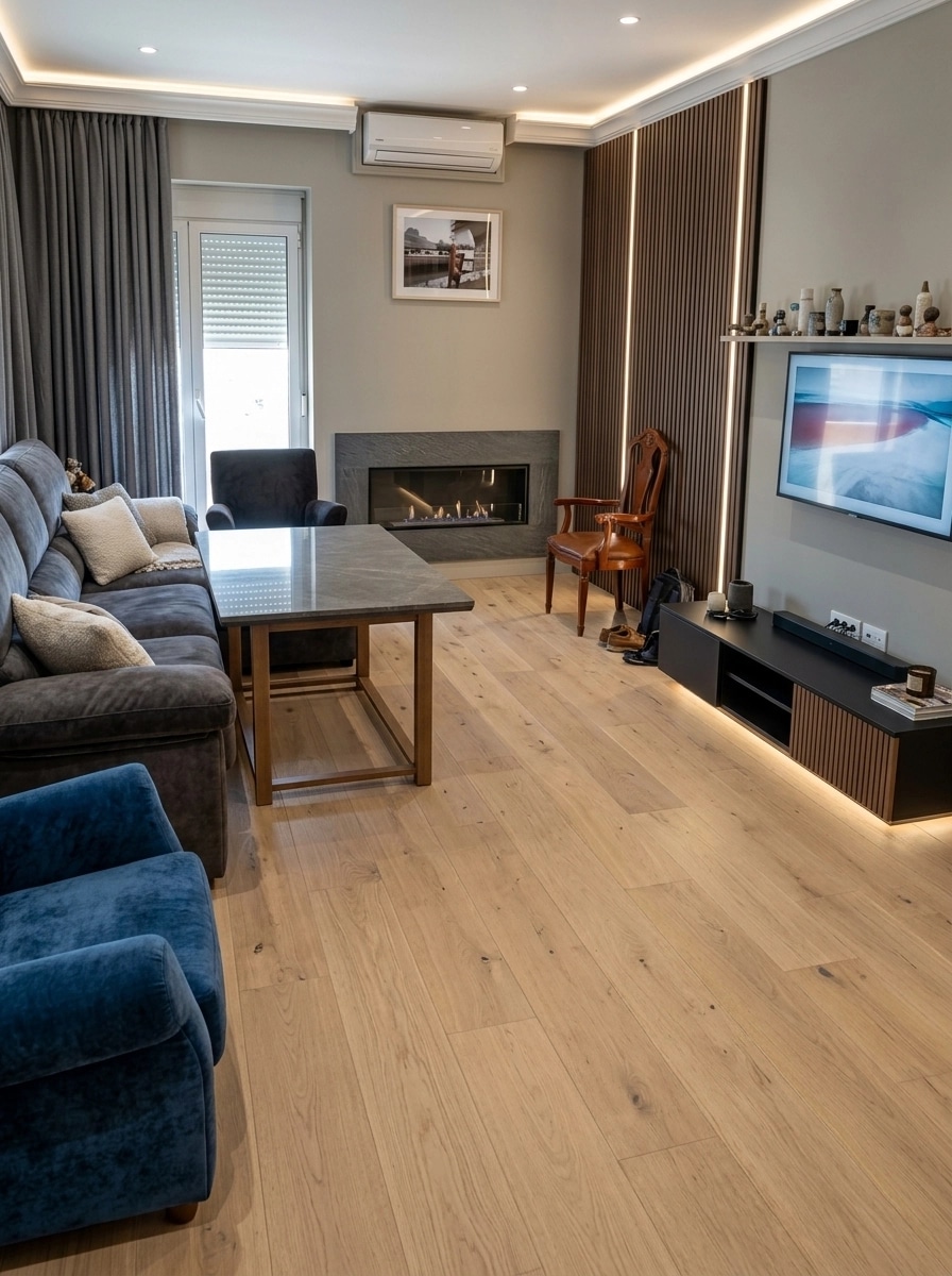 Interior design in Contemporary style — Living Room by GenRoom AI