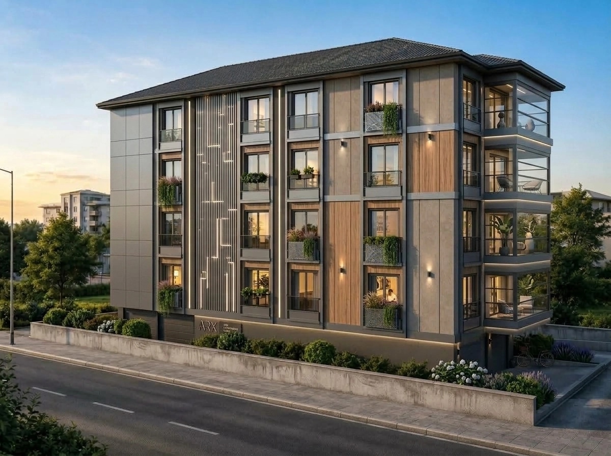 Contemporary Facade Facade design — facade photo by GenRoom AI