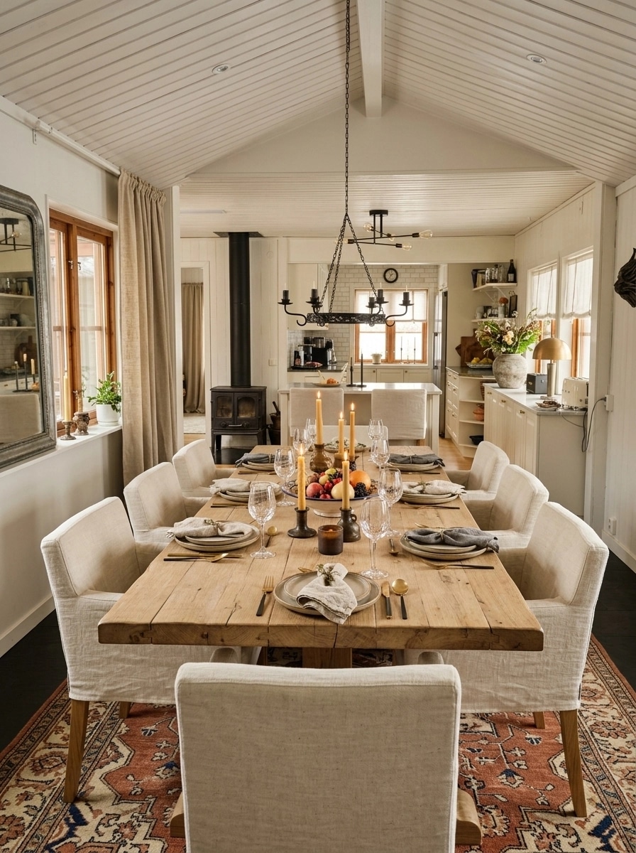 Interior design in Modern Farmhouse style — dining_room by GenRoom AI