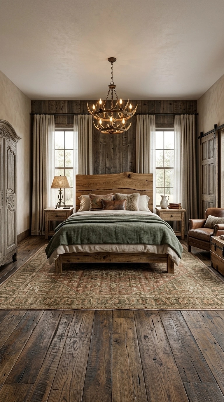 Rustic Bedroom design — interior photo by GenRoom AI