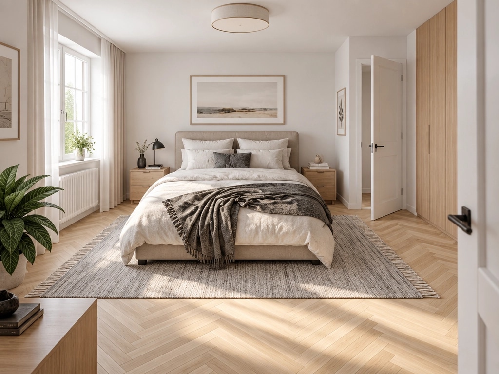 Interior design in Scandinavian style — Bedroom by GenRoom AI