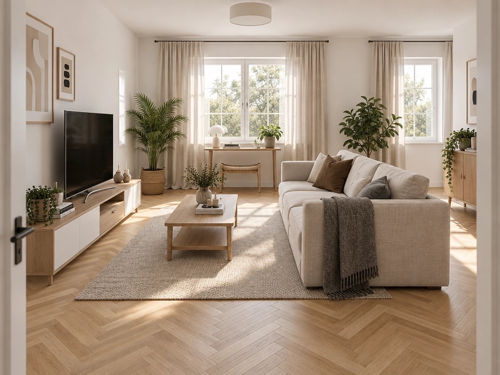 Scandinavian Living Room design — interior photo by GenRoom AI
