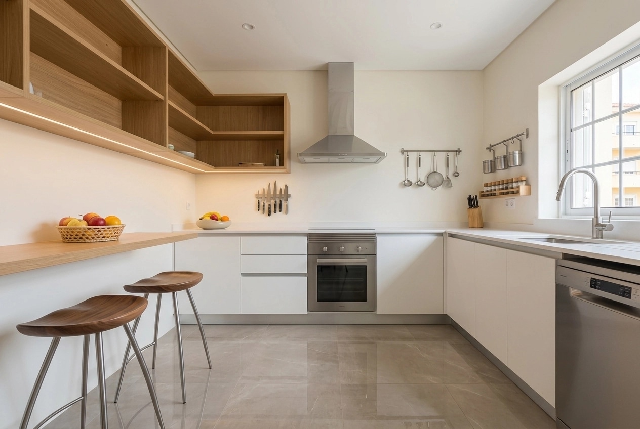 Kitchen interior in no_style style — photo by GenRoom AI