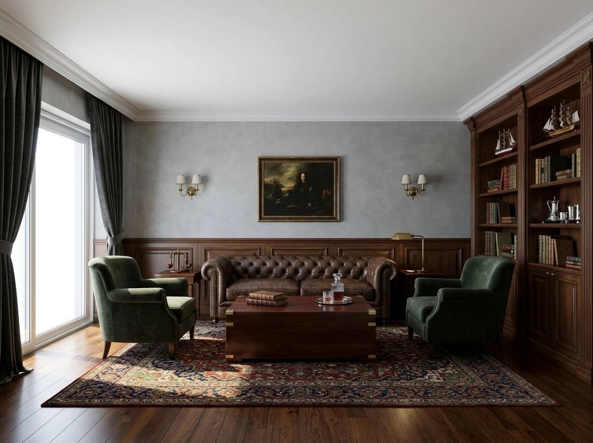 Interior design in Classic style — Living Room by GenRoom AI