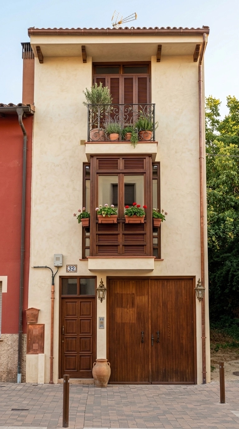 Mediterranean Facade Facade design — facade photo by GenRoom AI