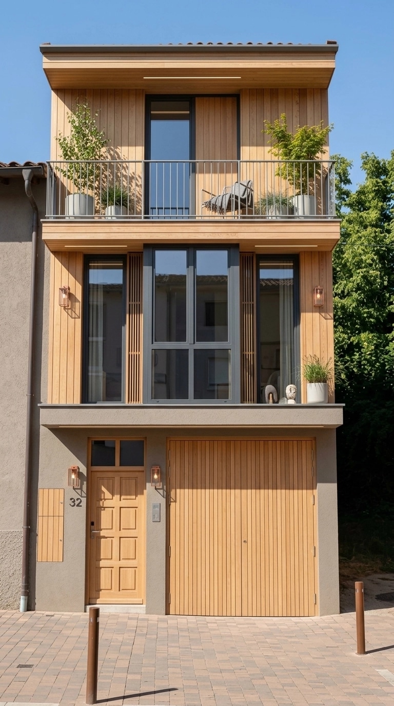 Scandinavian Facade Facade design — facade photo by GenRoom AI