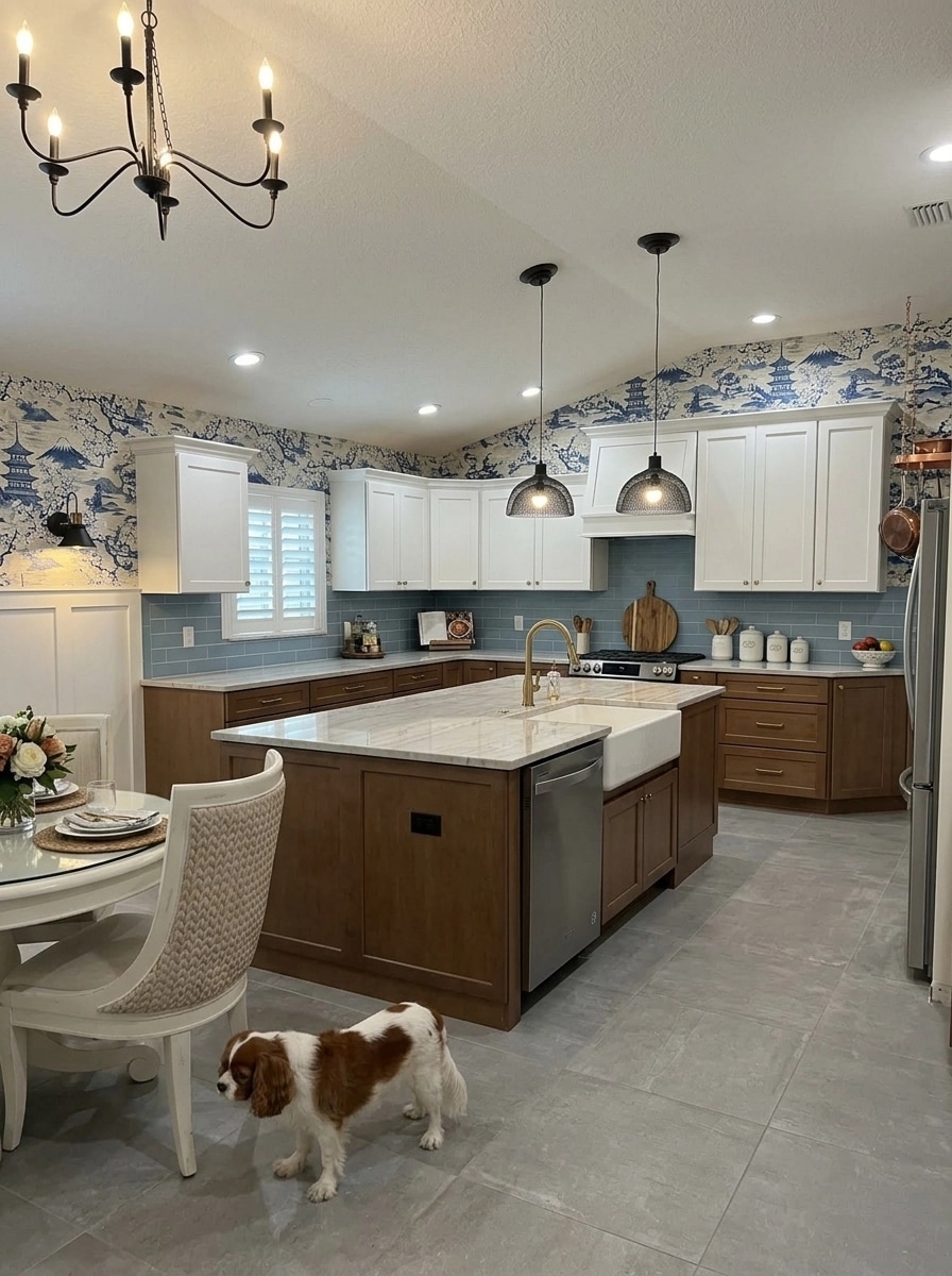 Kitchen interior in no_style style — photo by GenRoom AI