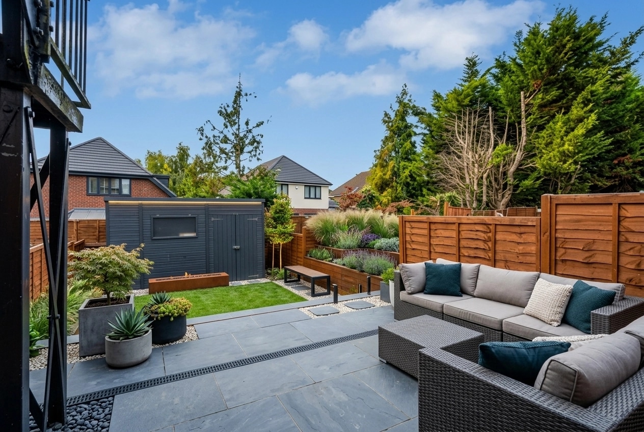 Contemporary Yard Yard design — yard photo by GenRoom AI