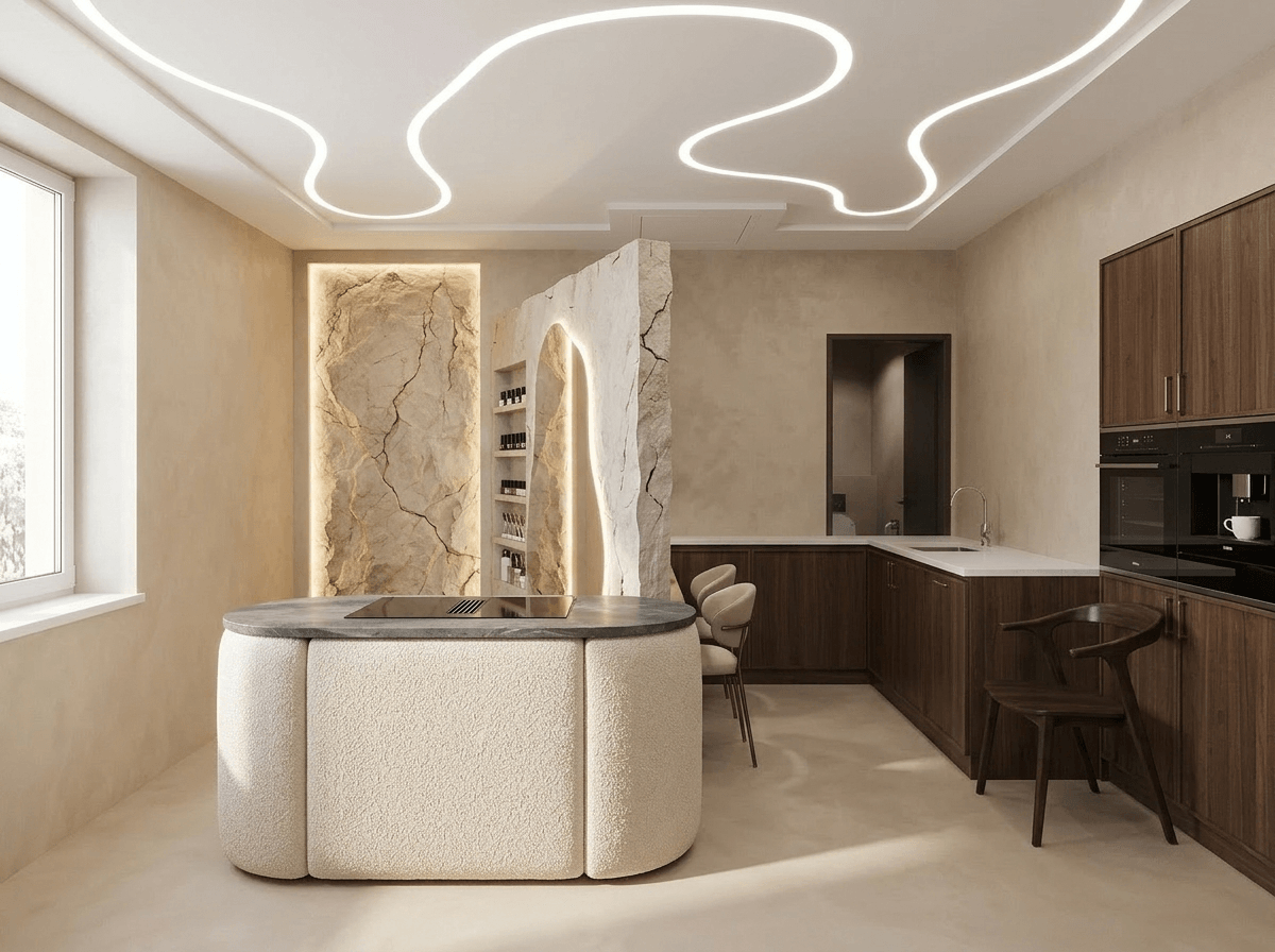Kitchen interior in no_style style — photo by GenRoom AI