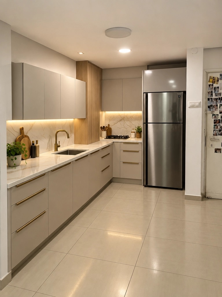 Kitchen interior in no_style style — photo by GenRoom AI