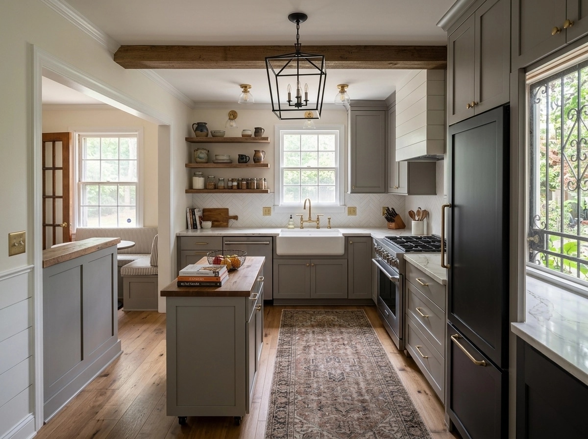 Modern Farmhouse Kitchen design — interior photo by GenRoom AI