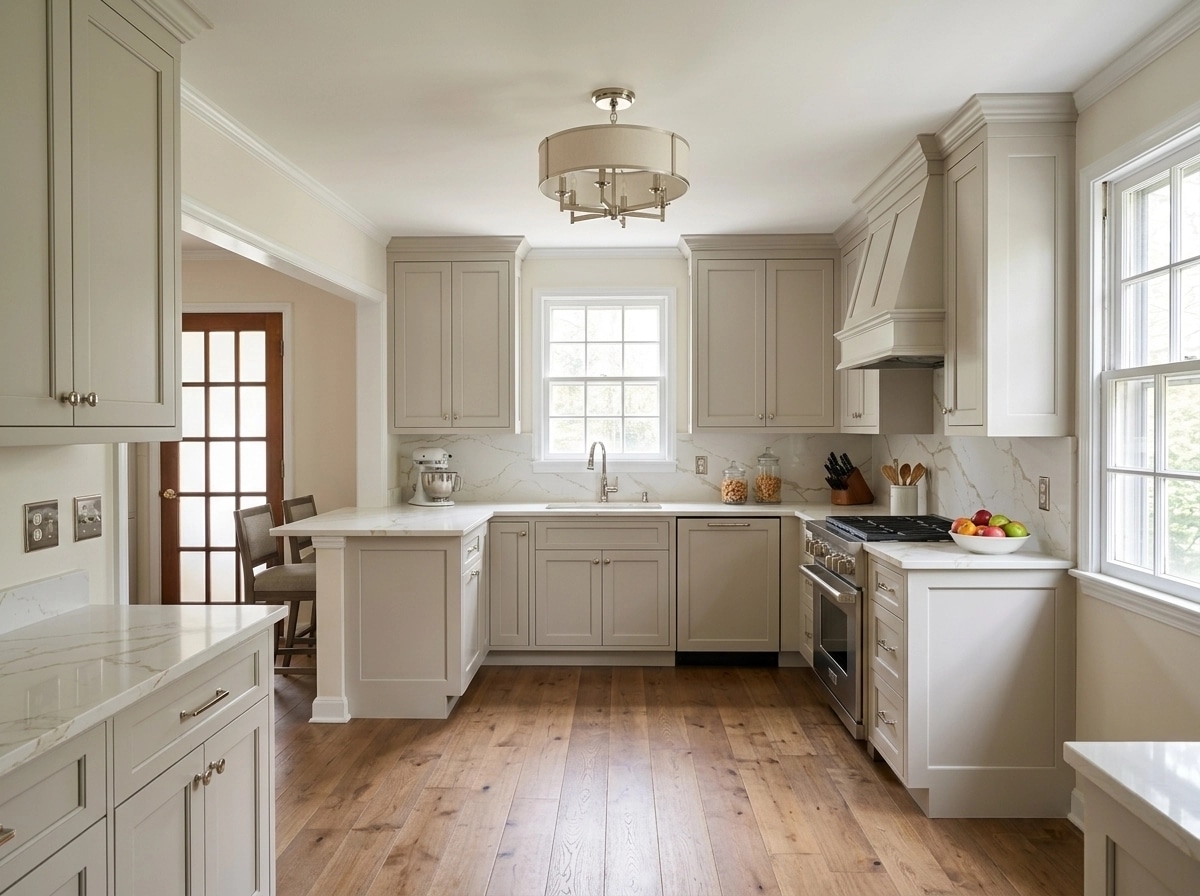 Interior design in Transitional style — Kitchen by GenRoom AI