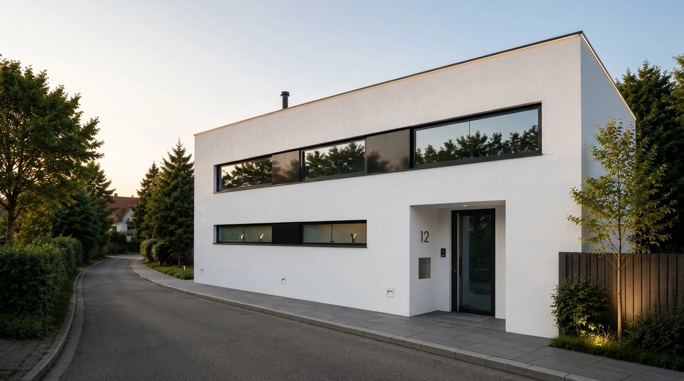 Minimalist Facade Facade design — facade photo by GenRoom AI