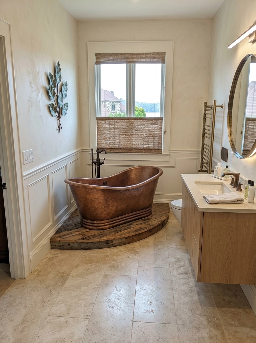 Bathroom interior in no_style style — photo by GenRoom AI