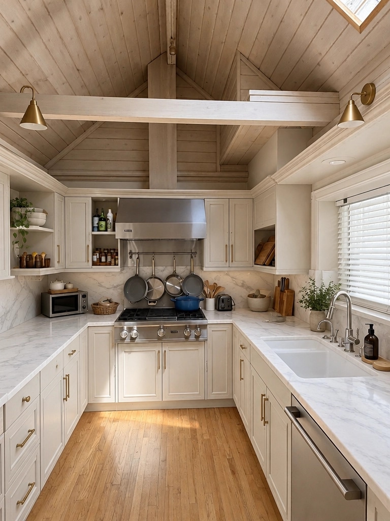 Interior design in Scandinavian style — Kitchen by GenRoom AI