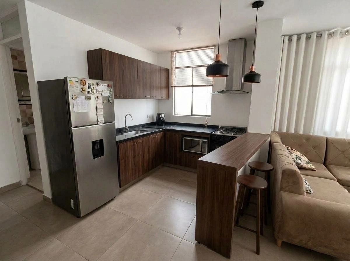 Kitchen interior in no_style style — photo by GenRoom AI