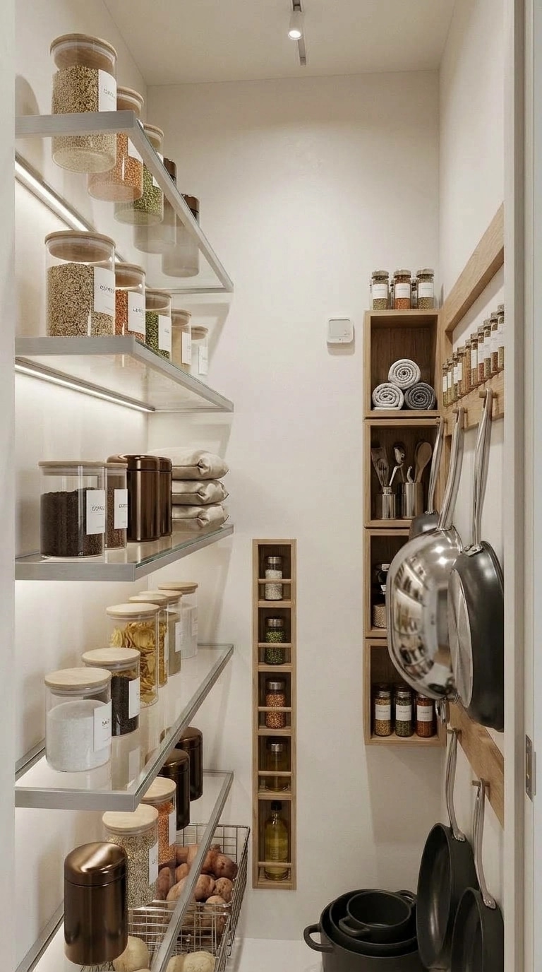 Interior design in Minimalism style — pantry by GenRoom AI