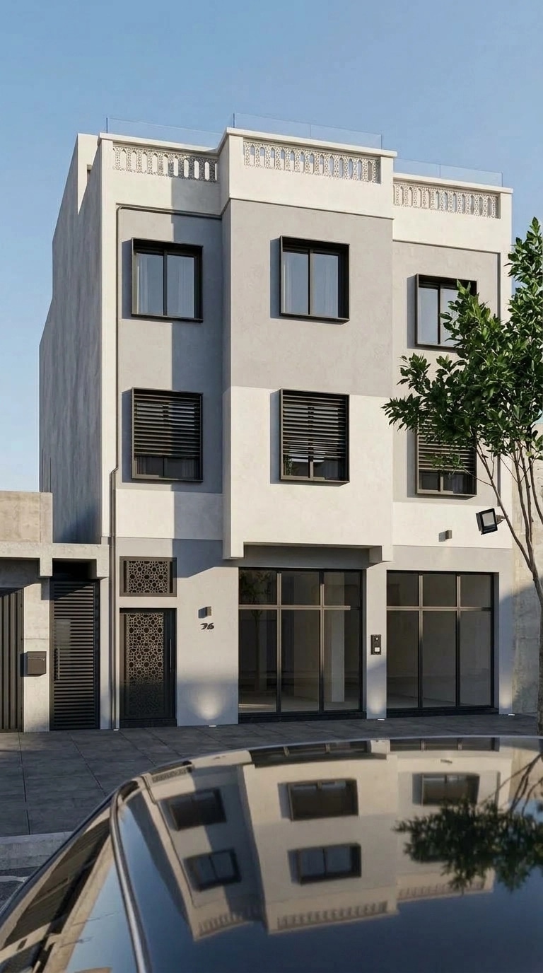 Facade design in Minimalist Facade style — Facade by GenRoom AI