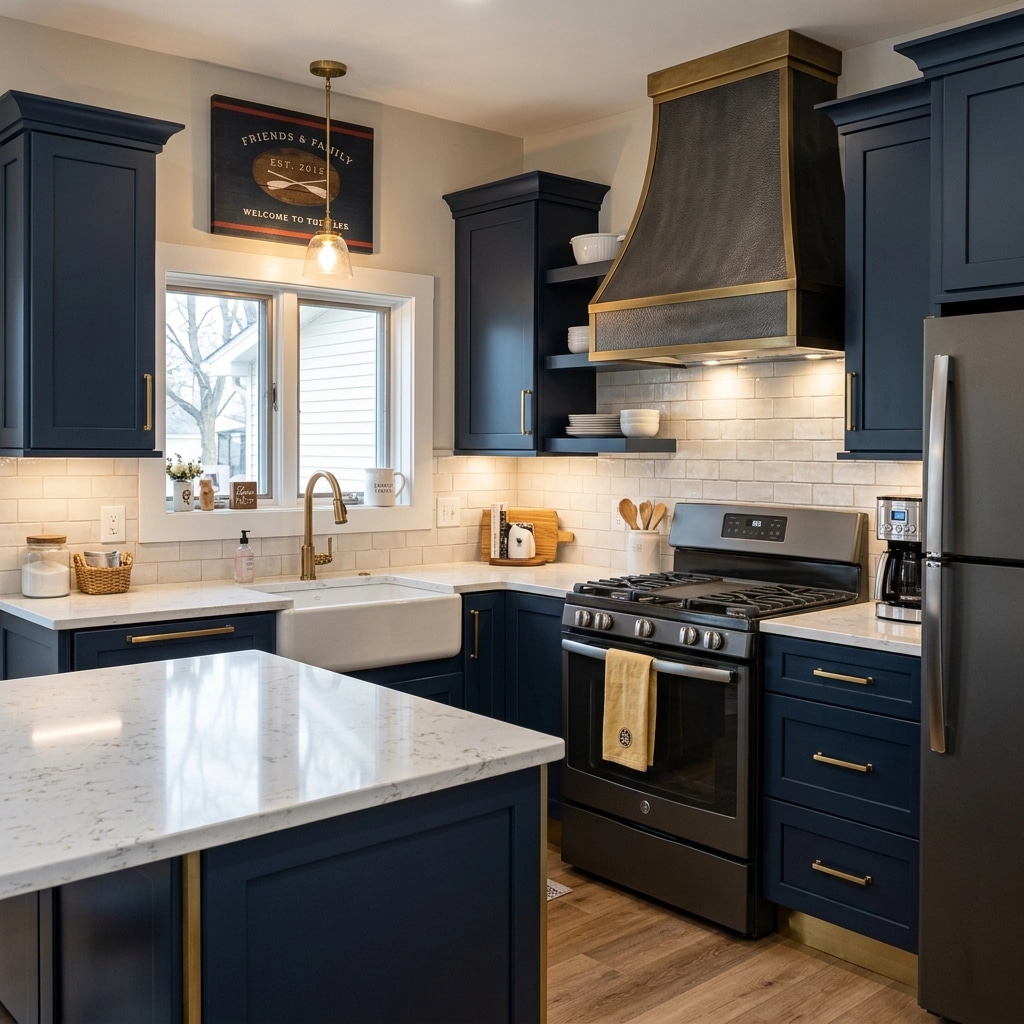 Modern Farmhouse Kitchen design — interior photo by GenRoom AI