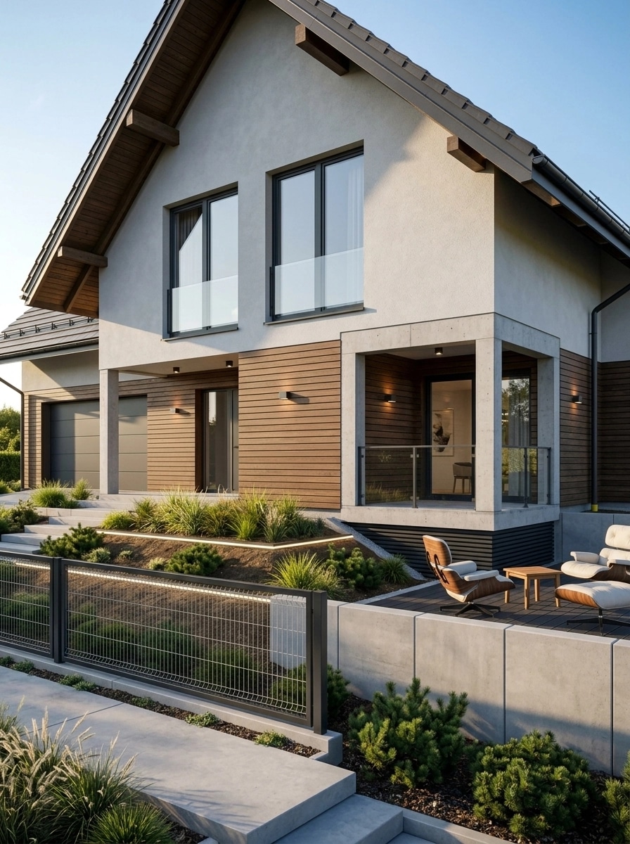 Contemporary Facade Facade design — facade photo by GenRoom AI