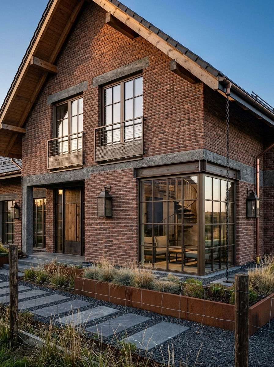 Facade design in Loft Facade style — Facade by GenRoom AI