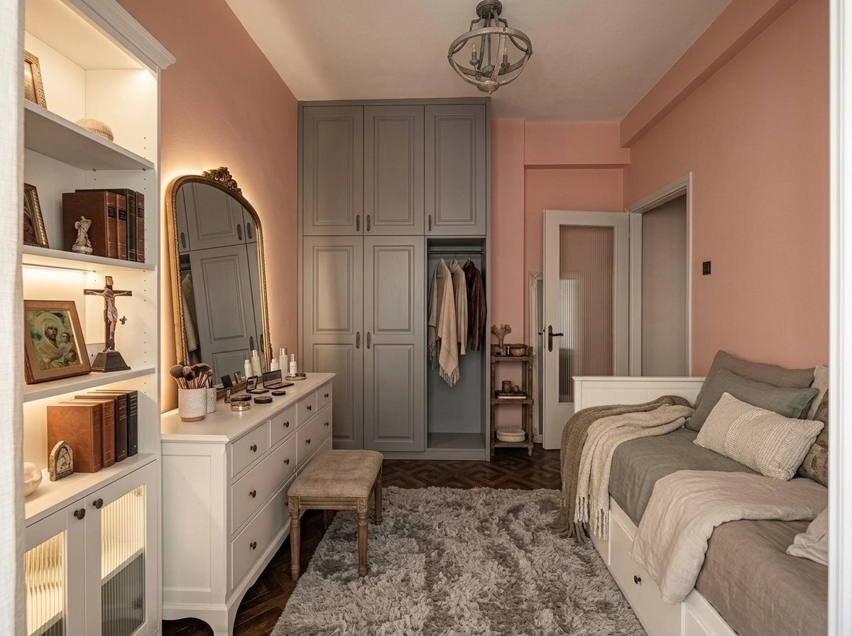 Interior design in Rustic style — Bedroom by GenRoom AI
