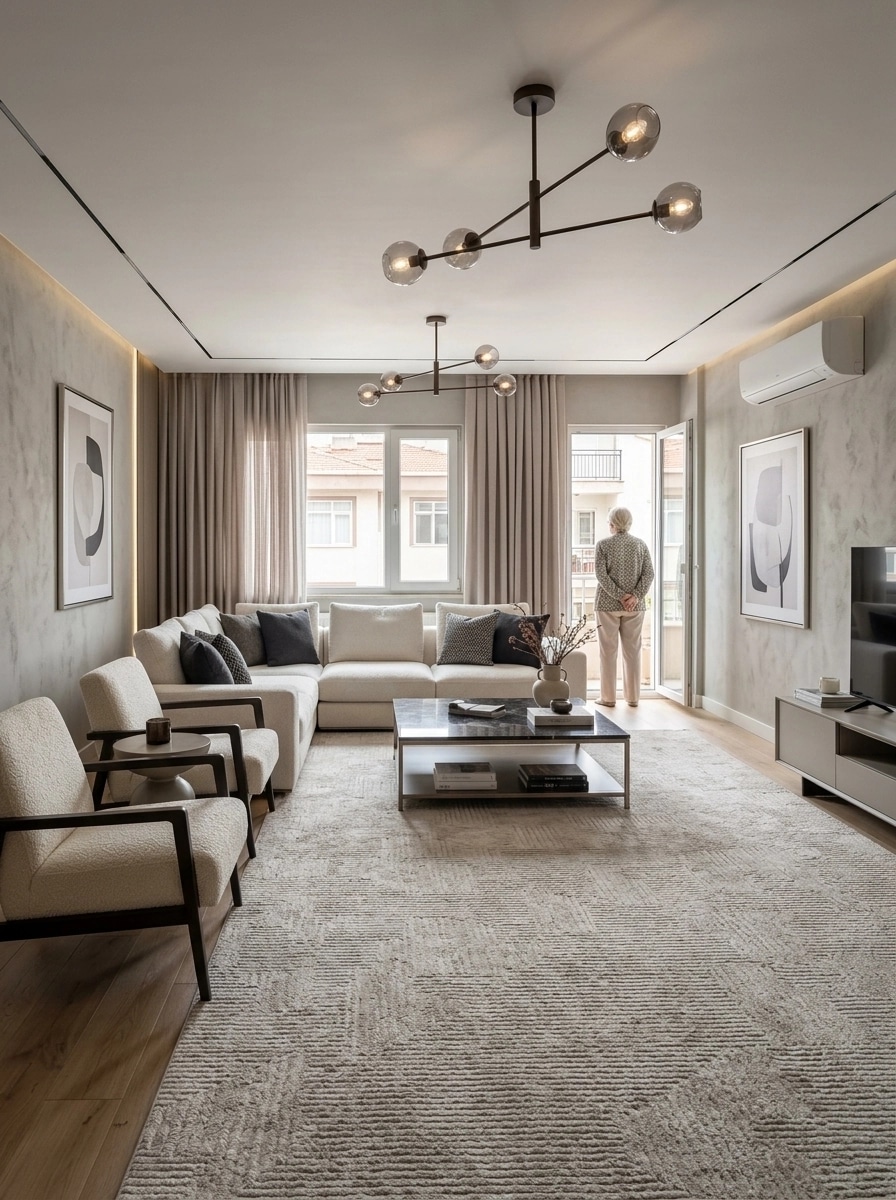 Interior design in Contemporary style — Living Room by GenRoom AI