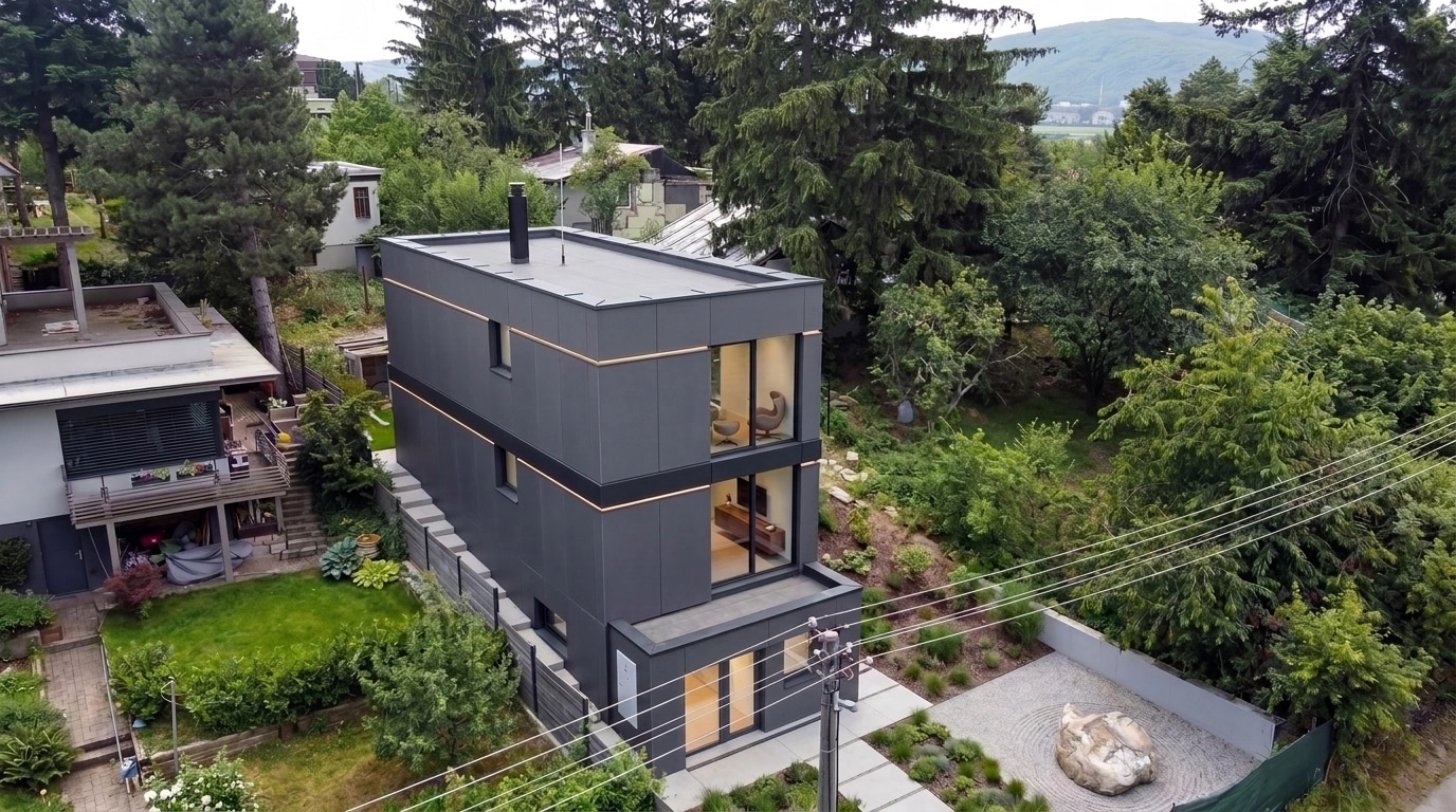 Minimalist Facade Facade design — facade photo by GenRoom AI