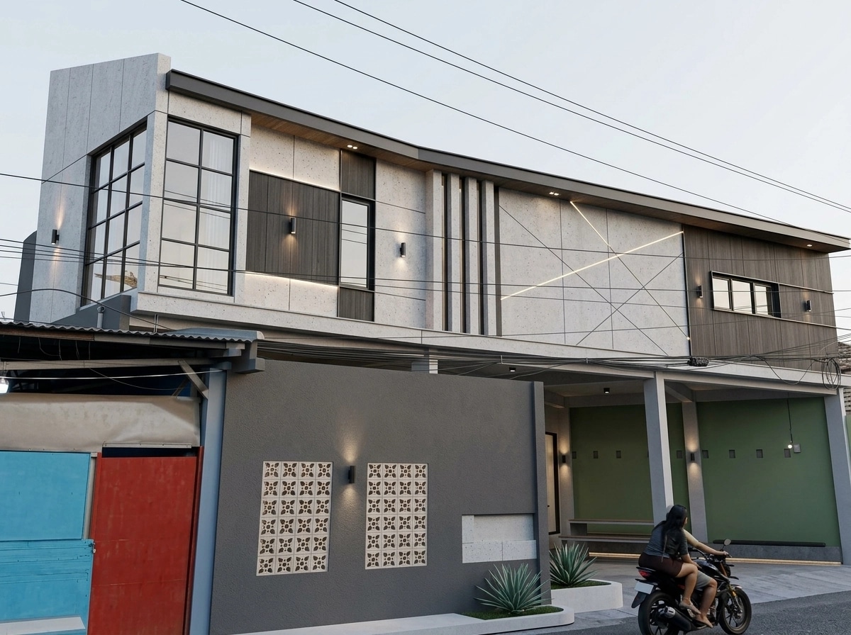 Minimalist Facade Facade design — facade photo by GenRoom AI