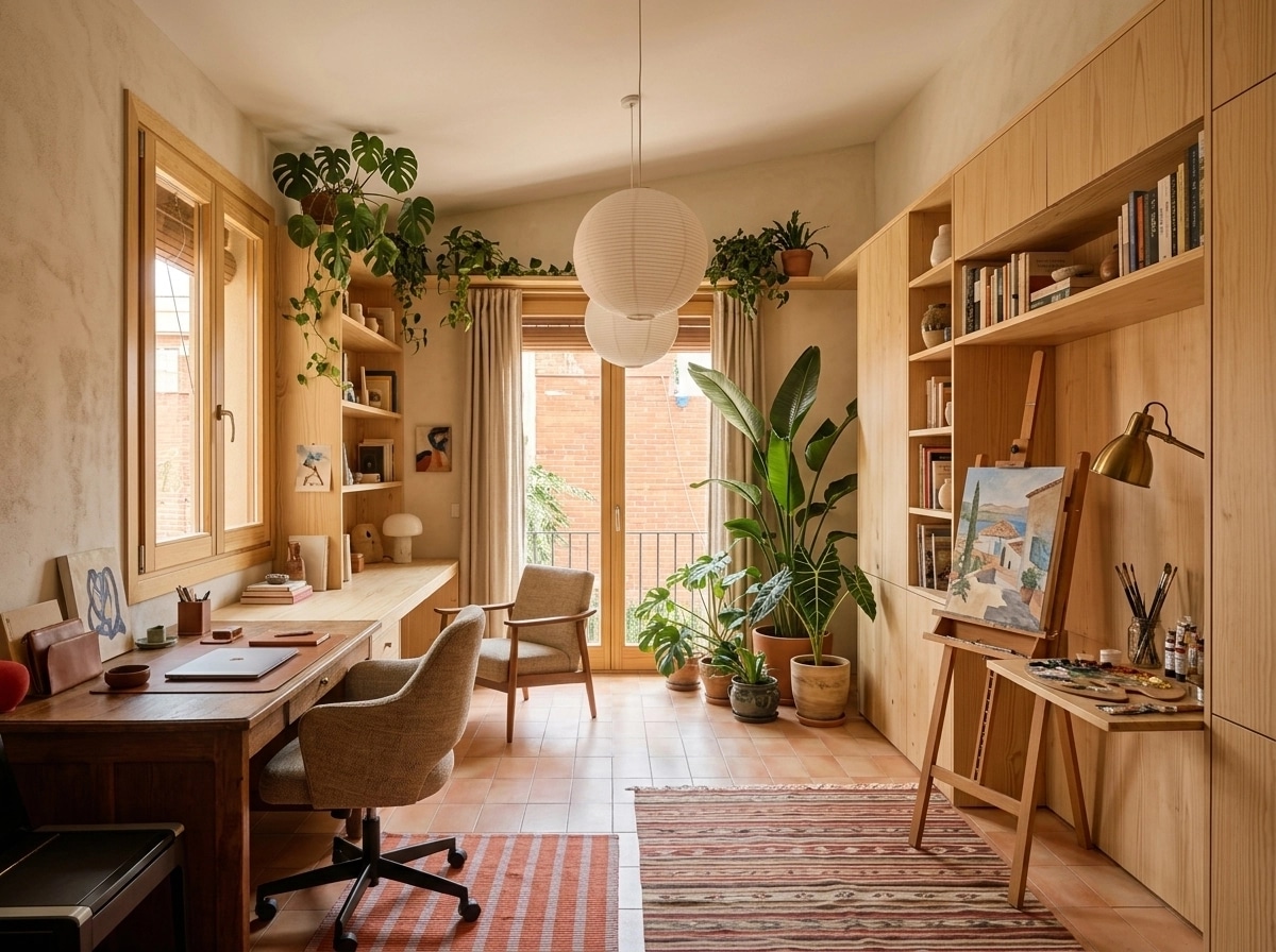Interior design in Mediterranean style — studio by GenRoom AI