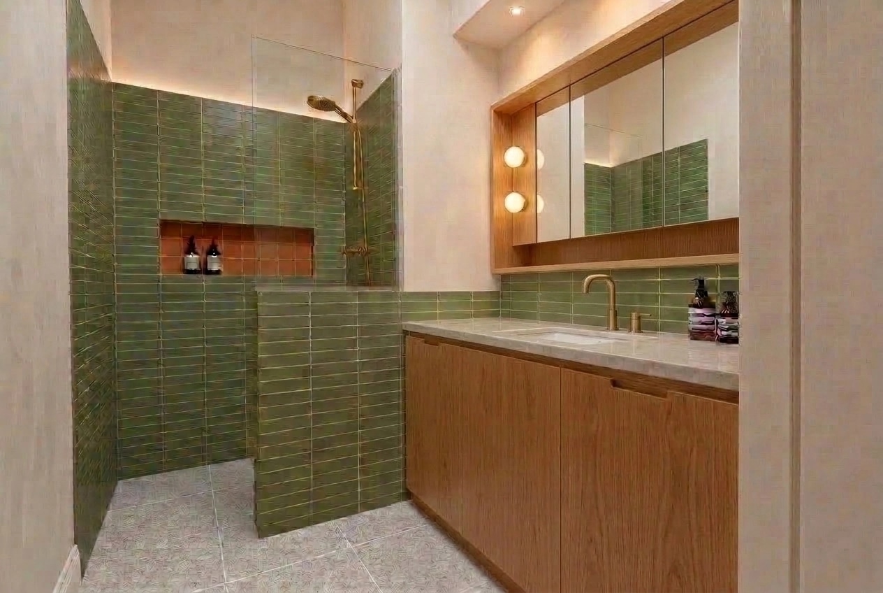 Bathroom interior in no_style style — photo by GenRoom AI