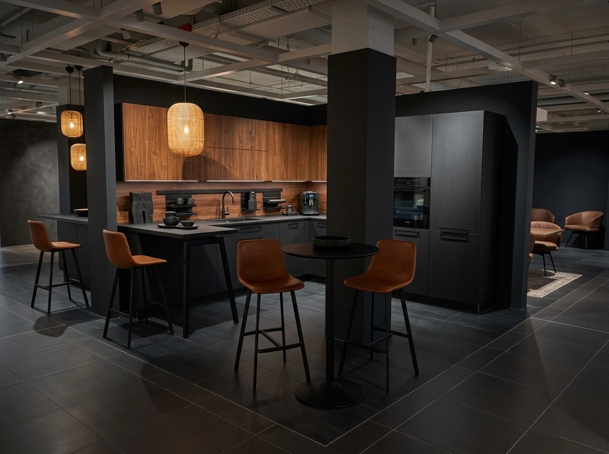Interior design in Blacktec style — Kitchen by GenRoom AI