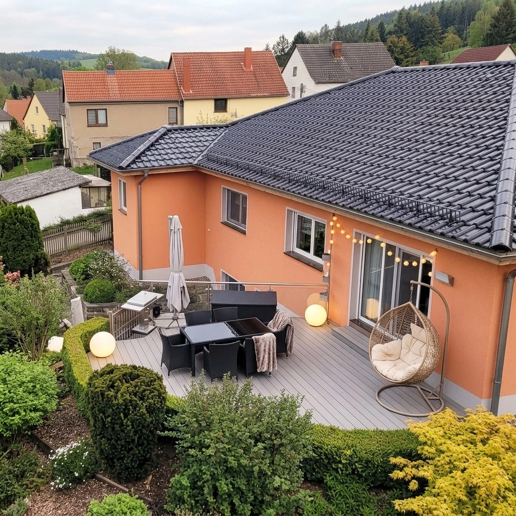 Yard design in no_style style — photo by GenRoom AI