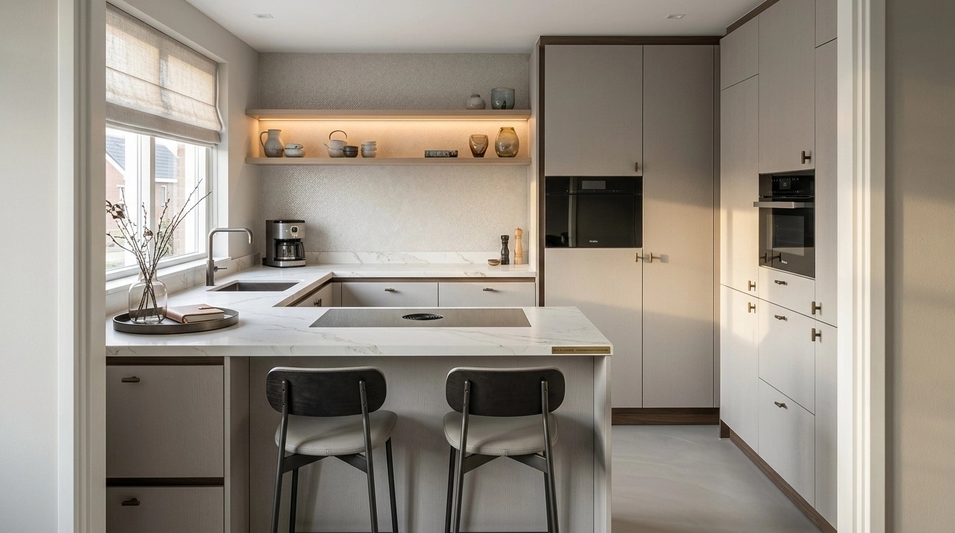 Scandinavian Kitchen design — interior photo by GenRoom AI